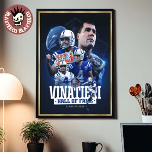 Congrats Adam Vinatieri Indianapolis Colts NFL 2026 Pro Football Hall Of Fame Inductee Poster Canvas