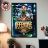 Congrats Joe Thuney From Chicago Bears Is NFL Honor 2025 Protector Of The Year Poster Canvas Congrats Joe Thuney From Chicago Bears Is NFL Honor 2025 Protector Of The Year Poster Canvas