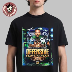Congrats WR Jaxon Smith Njigba Seattle Seahawks 2025 NFL Offensive Player Of The Year Premium T-Shirt