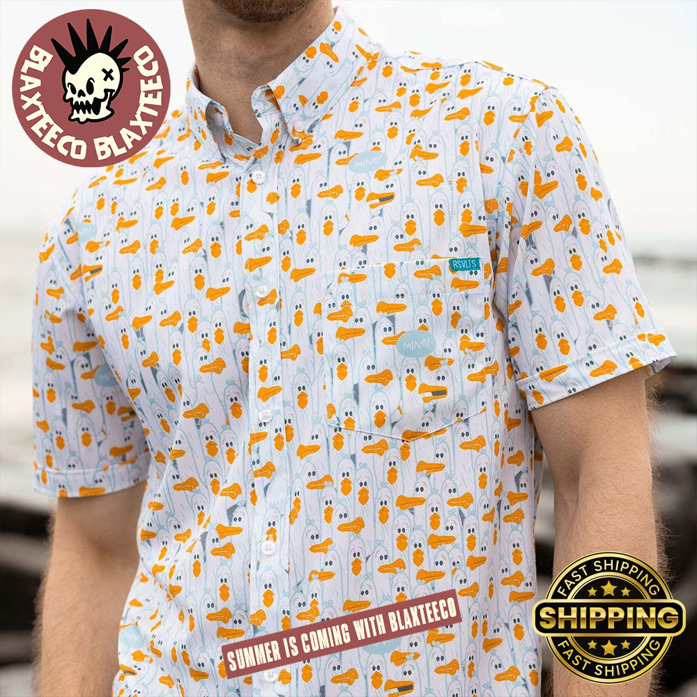 Disney RSVLTS Finding Nemo Mine Button Short Sleeve Hawaiian Shirt Disney RSVLTS Finding Nemo Mine Button Short Sleeve Hawaiian Shirt