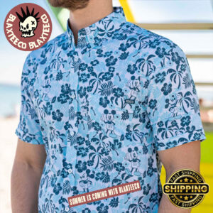 Disney RSVLTS Mickey Mouse Aloha Pal Button Short Sleeve Hawaiian Shirt