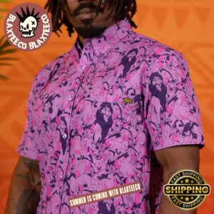 Disney The Lion King RSVLTS Scar Long Live The King Button Short Sleeve Hawaiian Shirt