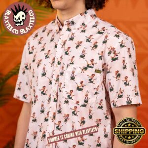 Disney’s The Lion King RSVLTS Do the Hula Button Short Sleeve Hawaiian Shirt