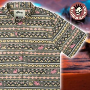 Disney’s The Lion King RSVLTS Hakuna Matata Button Short Sleeve Hawaiian Shirt