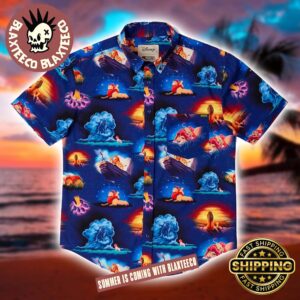 Disney’s The Lion King RSVLTS Remember Who You Are Button Short Sleeve Hawaiian Shirt