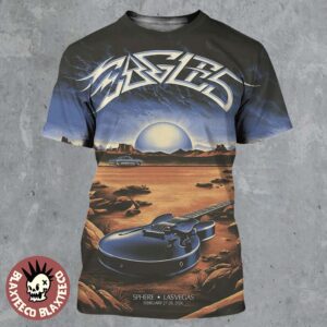 Eagles Live At Sphere Las Vegas On February 27 28 2026 Event Poster Guitar On The Desert Art All Over Print Shirt
