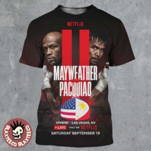 Floyd Mayweather Vs Manny Pacquiao Professional Boxing Match At Sphere Las Vegas On September 19 2026 3D Shirt