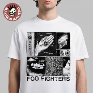 Foo Fighters Your Favorite Toy Album Merch I Got Caught In The Echo Again White T-Shirt
