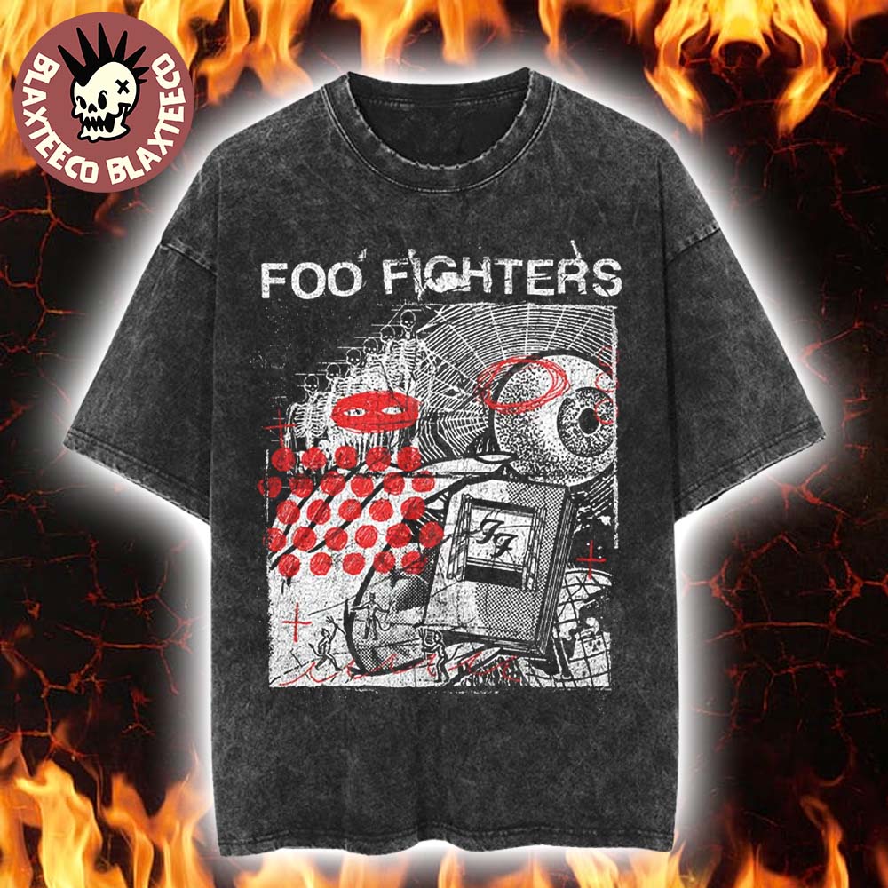Foo Fighters Your Favorite Toy Album Merch Vintage Mineral Wash Tee Foo Fighters Your Favorite Toy Album Merch Vintage Mineral Wash Tee