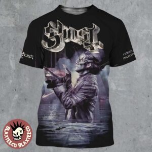 Ghost Inglewood California Skeletour 2026 Ritual Exclusive Art At Intuit Dome On February 23 2026 All Over Print Shirt