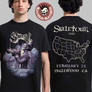 Ghost Inglewood California Skeletour 2026 Ritual Exclusive Tee At Intuit Dome On February 23 2026 T-Shirt