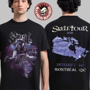 Ghost Skeletour 2026 Montreal Quebec Venue Exclusive Tee At Centre Bell On January 30 2026 T-Shirt
