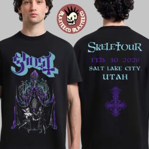 Ghost Skeletour 2026 Salt Lake City Utah On Feb 10 2026 Amazon Exclusive T-Shirt