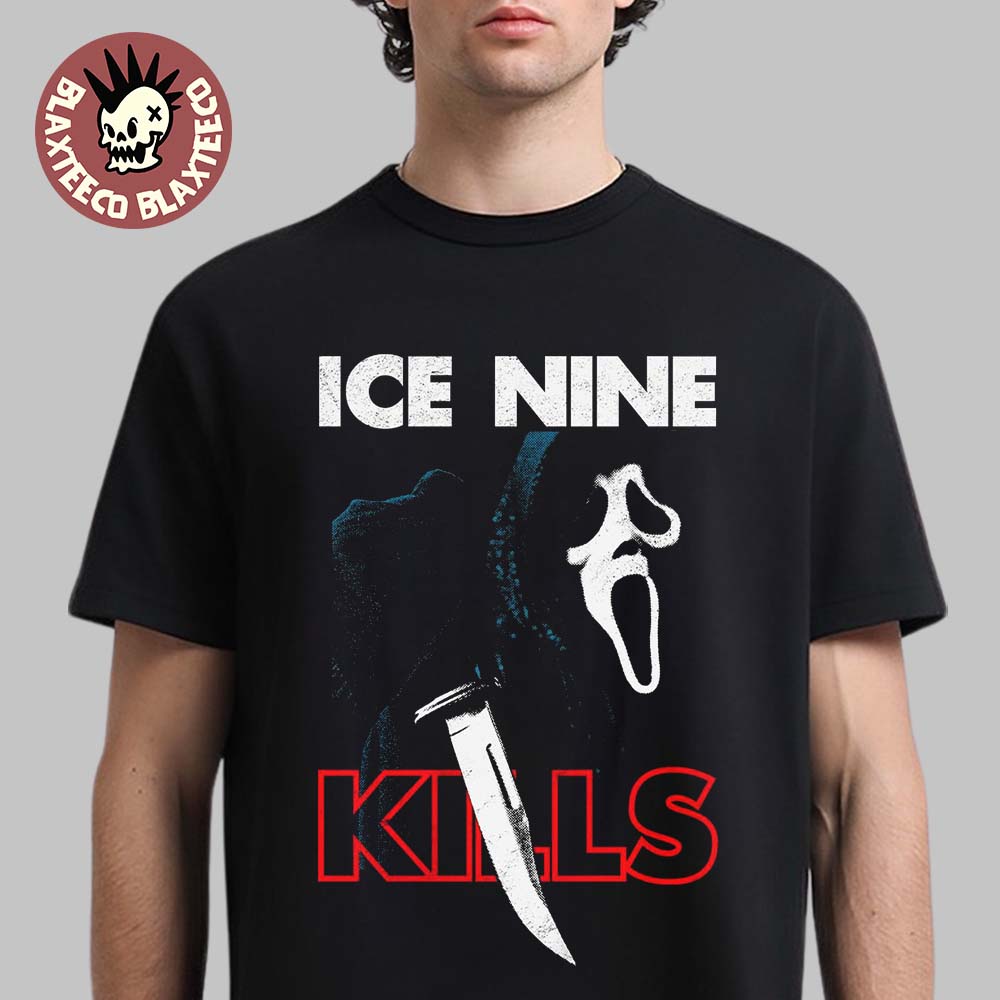 Ice Nine Kills X Ghost Face Stab Scream 7 Hot Topic Exclusive T-Shirt Ice Nine Kills X Ghost Face Stab Scream 7 Hot Topic Exclusive T-Shirt