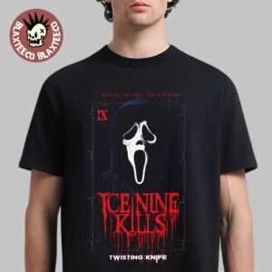 Ice Nine Kills X Scream 7 Ghost Face Twisting The Knife Portrait I Buried The Past For A Reason Hot Topic Exclusive T-Shirt