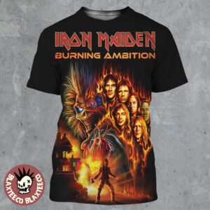 Iron Maiden Burning Ambition Movie Poster All Over Print Shirt