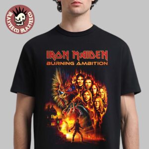 Iron Maiden Burning Ambition Movie Poster T-Shirt