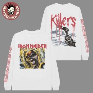 Iron Maiden The new Killers 45th Anniversary Merch Collection Killer Eddie Axe Longsleeve Tee