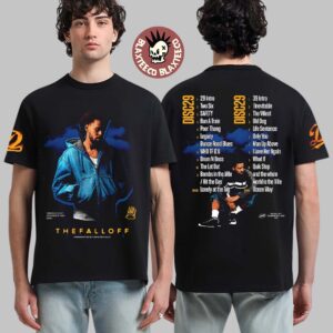 J Cole The Fall Off Album Cover With Tracklist Designed By Jaee T-Shirt