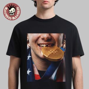 Jack Hughes Golden Medal Goal With Shattered Smile USA Men’s Olympic Hockey Team Olympic Winter 2026 T-Shirt