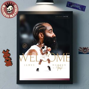 James Harden Welcome To Cleveland Cavaliers Home Decor Poster Canvas