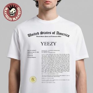 Kanye West Yeezy USA Trademark Principal Register T-Shirt