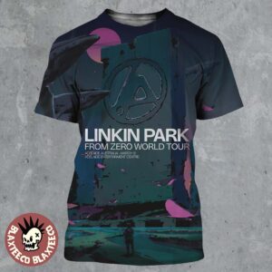 Linkin Park From Zero World Tour Adelaide Australia 2026 Gig Poster At Adelaide Entertainment Centre On March 12 2026 All Over Print Shirt