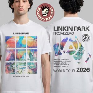 Linkin Park From Zero World Tour Australia And New Zealand 2026 Exclusive T-Shirt