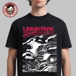 Linkin Park From Zero World Tour Boondall Australia 2026 Night 1 Gig Poster At Brisbane Entertainment Center On March 3 2026 T-Shirt