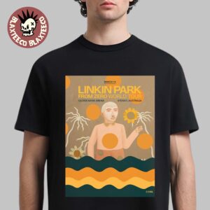 Linkin Park From Zero World Tour Sydney Australia 2026 Night 1 Gig Poster At Qudos Bank Arena On March 14 2026 T-Shirt