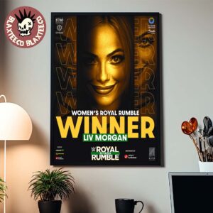 Liv Morgan WWE Women’s Royal Rumble Winner Royal Rumble Riyadh 2026 Poster Canvas