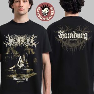 Lorna Shore Hamburg Germany 2026 Pop Up Shop Merch Tee February 14 2026 Exclusive Two Sided T-Shirt