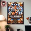Luke Kuechly From Carolina Panthers NFL 2026 Pro Football Hall Of Fame Inductee 59 Forever Enshrined Poster Canvas