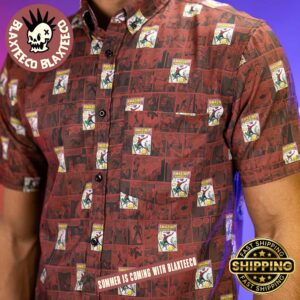 Marvel Spider-Man RSVLTS 1962’s Amazing Fantasy 15 Button Short Sleeve Hawaiian Shirt
