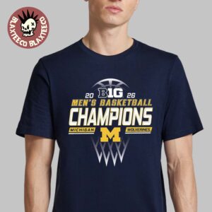 Michigan Wolverines Men’s Basketball 2026 Big Ten Regular Season Champions Locker Room T-Shirt