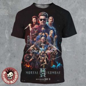 Mortal Kombat II Movie Official Poster Only In Theaters On May 8 2026 All Over Print Shirt