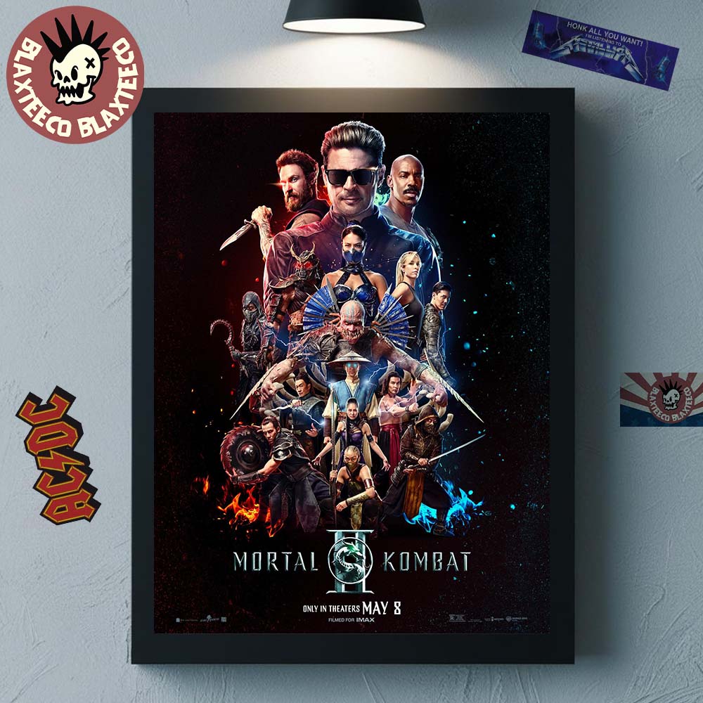 Mortal Kombat II Movie Official Poster Only In Theaters On May 8 2026 Home Decor Poster Canvas Mortal Kombat II Movie Official Poster Only In Theaters On May 8 2026 Home Decor Poster Canvas