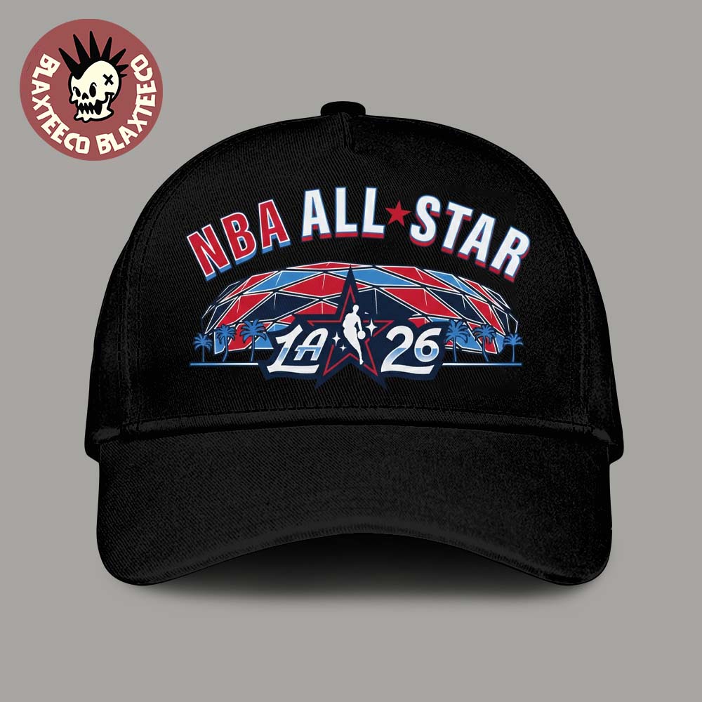 NBA All Star Game 2026 Los Angeles Stadium Logo Classic Cap Hat Snapback NBA All Star Game 2026 Los Angeles Stadium Logo Classic Cap Hat Snapback