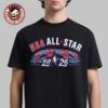 NBA All Star Game 2026 Los Angeles Navy LA Tropical T-Shirt NBA All Star Game 2026 Los Angeles Navy LA Tropical T-Shirt