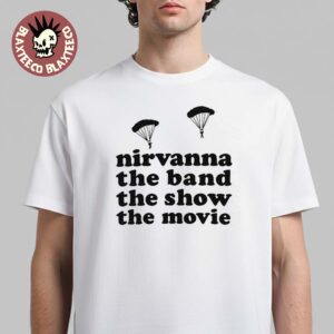 Nirvana The Band The Show The Movie Merch Parachute Jump T-Shirt