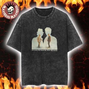 Nirvana The Band The Show The Movie Merch Silhouette Retro Wash Tee