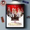 It Just Means More Oklahoma Sooners Women’s Gymnastics 2026 SEC Regular Season Champions Trophy Poster Canvas