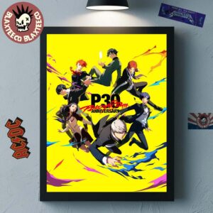 Persona 30th Anniversary Art Home Decor Poster Canvas