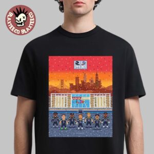 Pixel Seattle Seahawks Super Bowl LX Champions Tribute Art At Levi’s Stadium On Feb 8 2026 Essentials T-Shirt