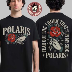 Polaris Australia And Sydney 2026 Tour Merch Tear Out The Thorn That’s In My Side Rose T-Shirt
