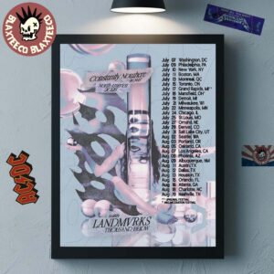 Poppy Constantly Nowhere North America Tour 2026 City Dates Home Decor Poster Canvas