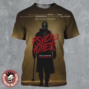 Psycho Killer New Poster Serial Killer Horror Film Only In Theaters February 20 2026 All Over Print Shirt
