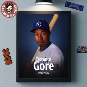 RIP Terrance Gore 1991-2026 Rest In Peace Thank You For The Memories Poster