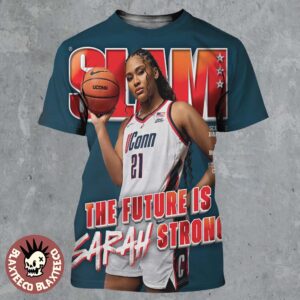 SLAM 260 Sarah Strong Uconn Huskies The Future Is Sarah Strong Rising Star Magazine Cover All Over Print Shirt