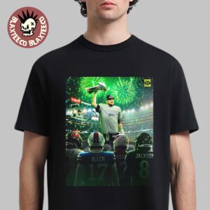 Sam Darnold First QB From His Stacked Draft Class To Win The Super Bowl 2026 Super Bowl LX Champions T-Shirt